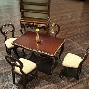 Lundby dollhouse dining room set